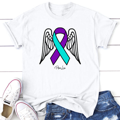 Suicide Awareness | Angel Wings Ribbon Apparel
