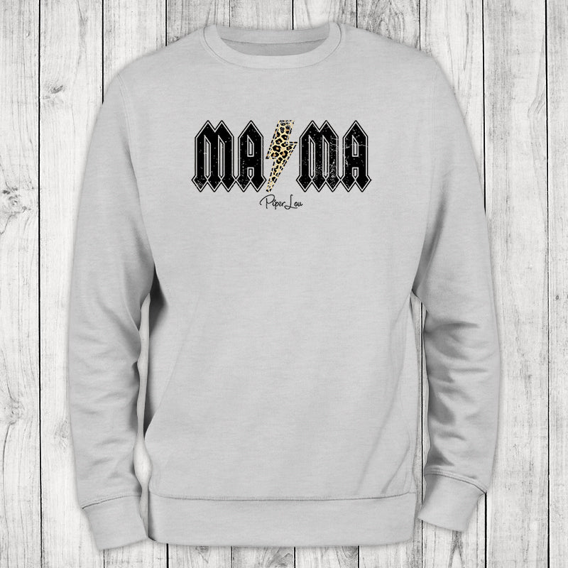 Mama Lightning Bolt Graphic Crewneck Sweatshirt