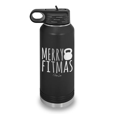 Merry Fitmas Water Bottle