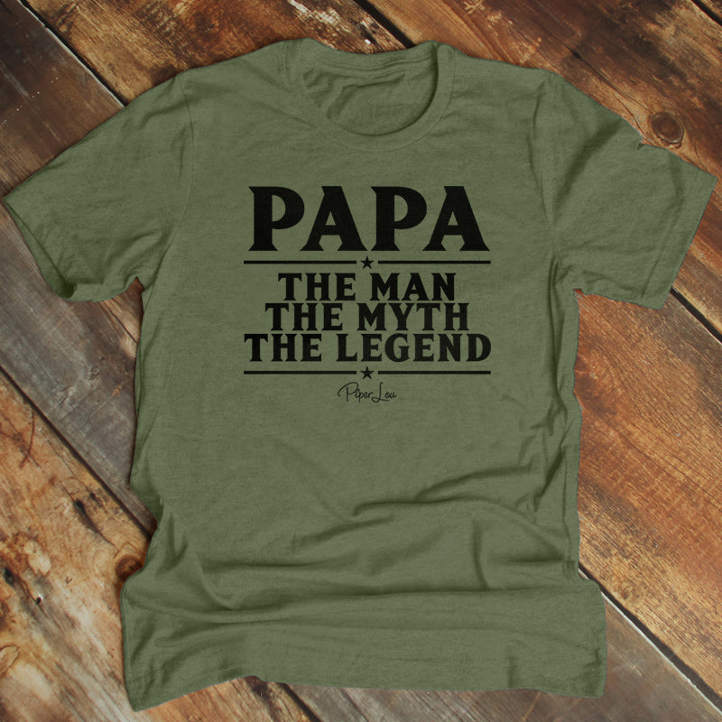 Papa The Man The Myth Men's Apparel
