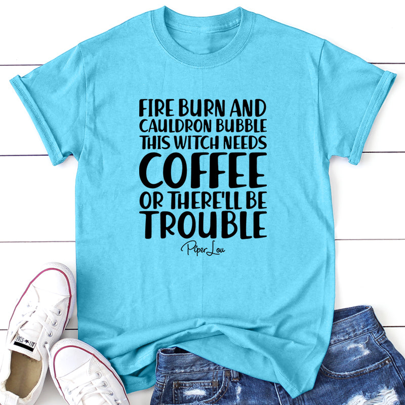 Fire Burn And Cauldron Bubble
