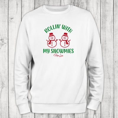 Rollin With My Snowmies Graphic Crewneck Sweatshirt