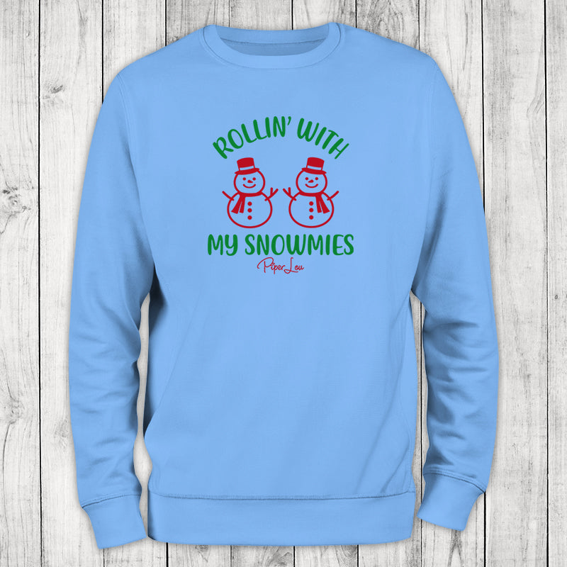 Rollin With My Snowmies Graphic Crewneck Sweatshirt