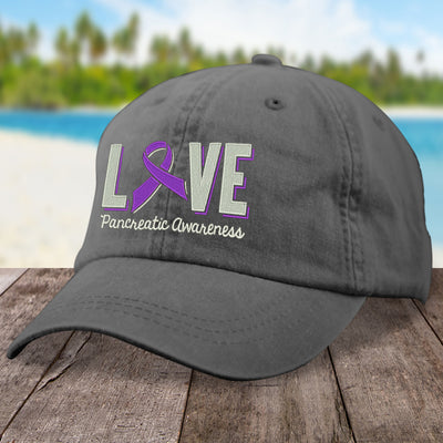 Pancreatic Cancer Love Ribbon Hat