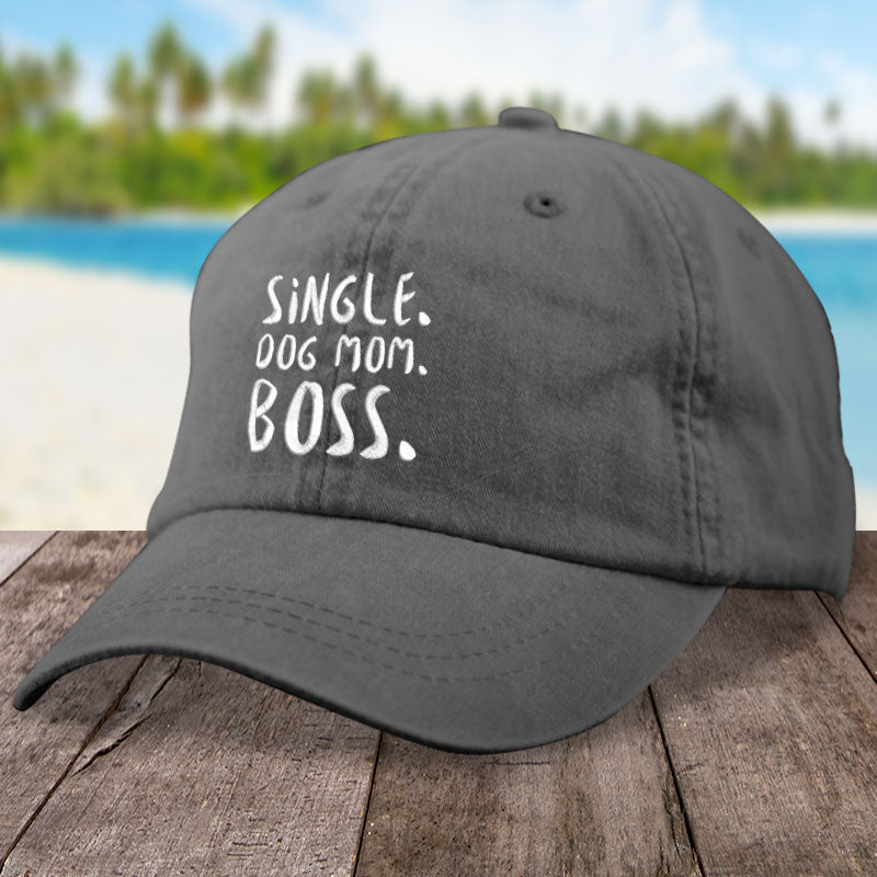 Single Dog Mom Boss Hat