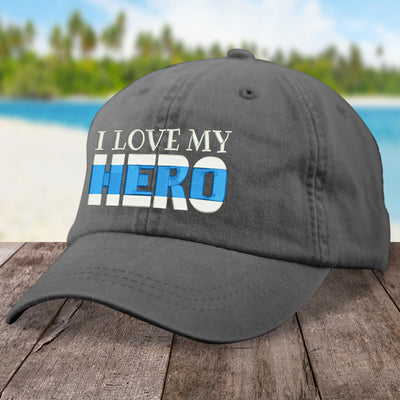 I Love My Hero Police Hat
