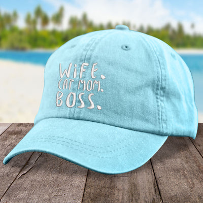 Wife Cat Mom Boss Hat