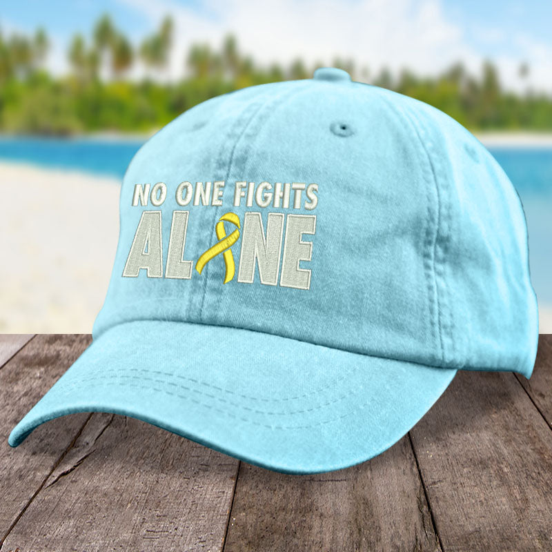 Childhood Cancer No One Fights Alone Hat