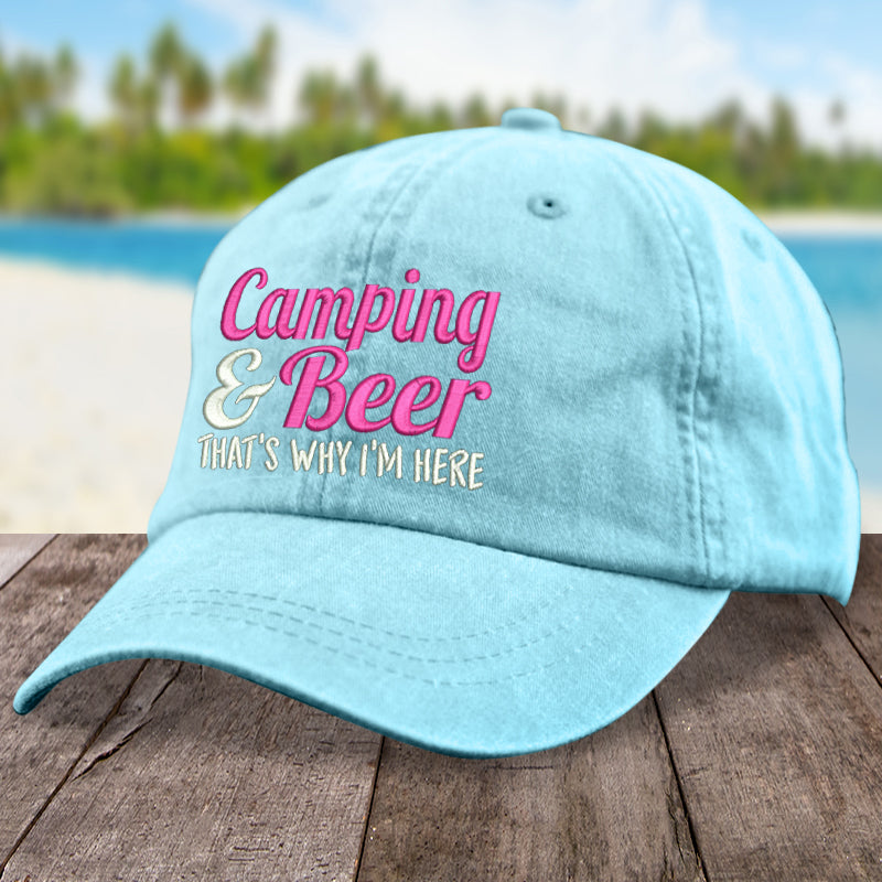 Camping And Beer Hat