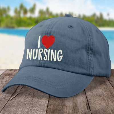 I Love Nursing Hat