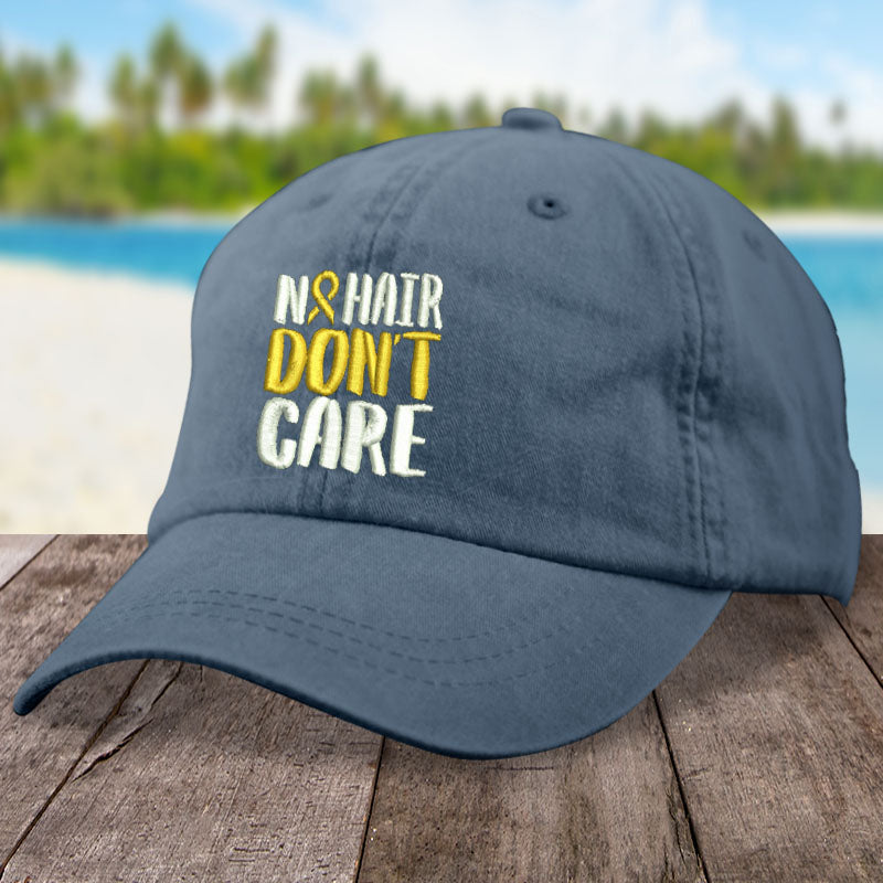 Childhood Cancer No Hair Don't Care Hat