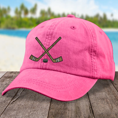 Crossed Hockey Sticks Hat
