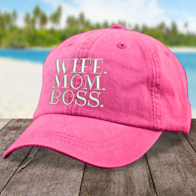 Wife Mom Boss Hat