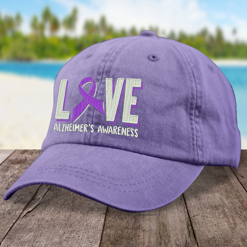 Alzheimer's Love Ribbon Hat