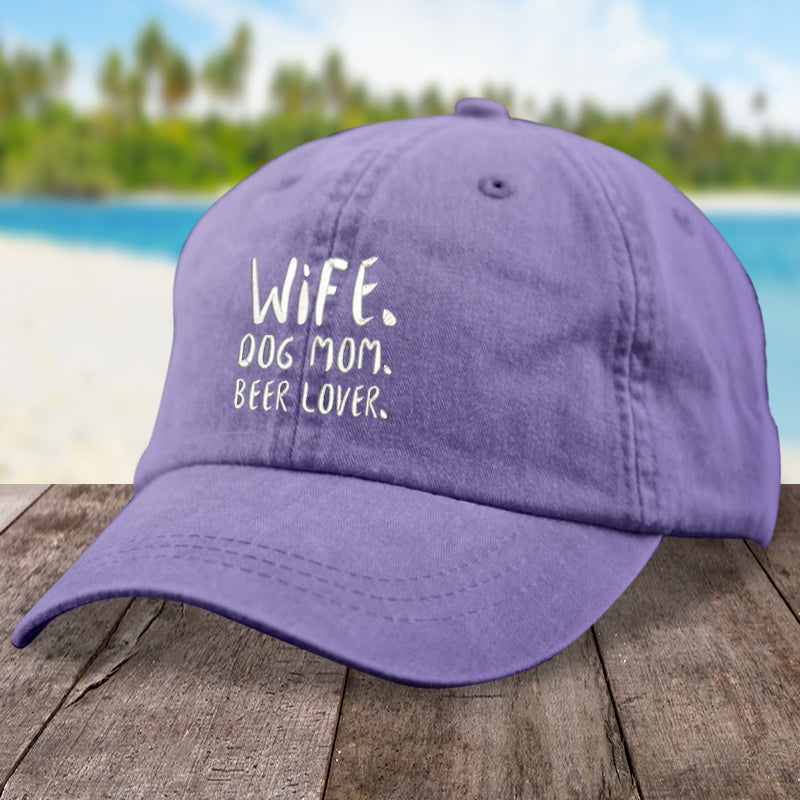 Wife Dog Mom Beer Lover Hat