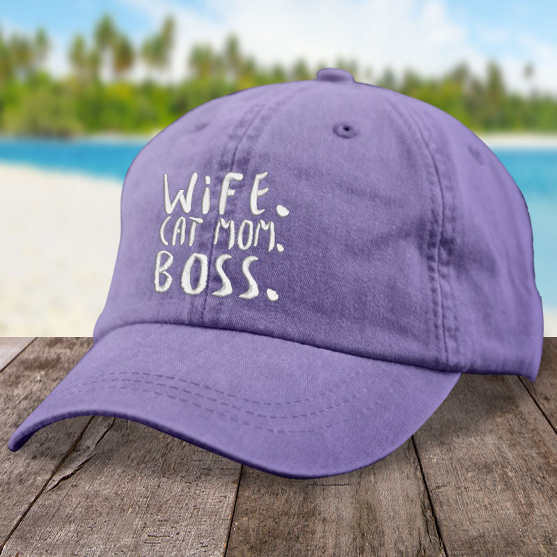 Wife Cat Mom Boss Hat