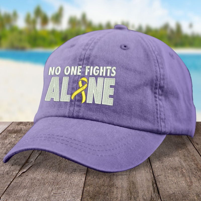 Childhood Cancer No One Fights Alone Hat