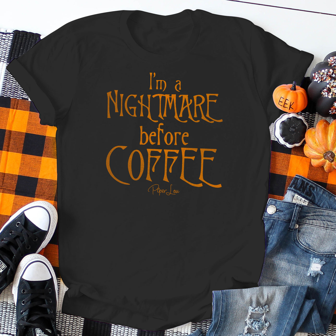 Halloween Apparel | I'm A Nightmare Before Coffee