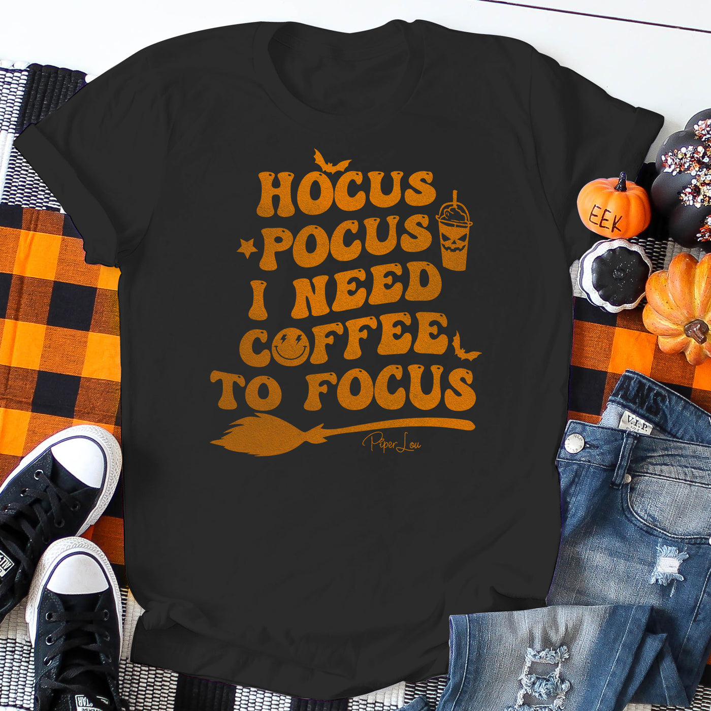 Halloween Apparel | Hocus Pocus I Need Coffee To Focus