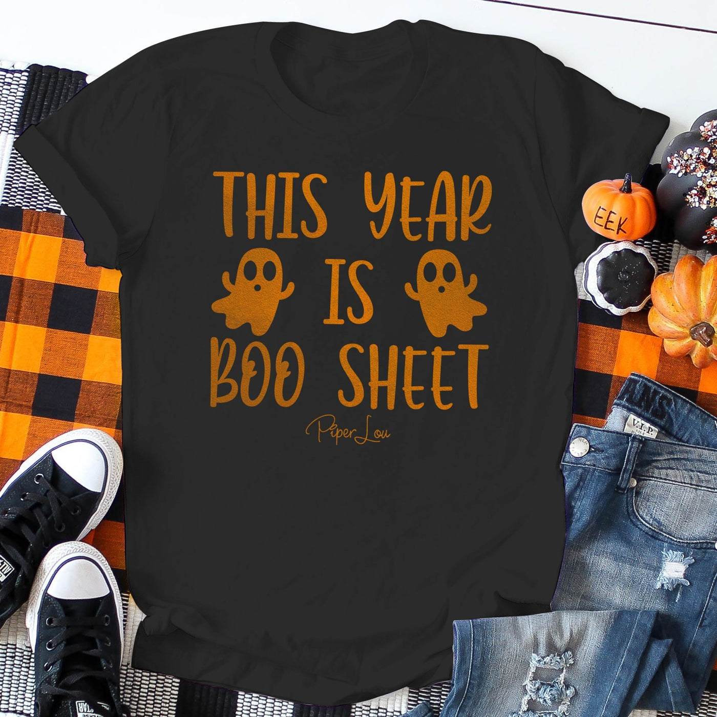Halloween Apparel | This Year Is Boo Sheet