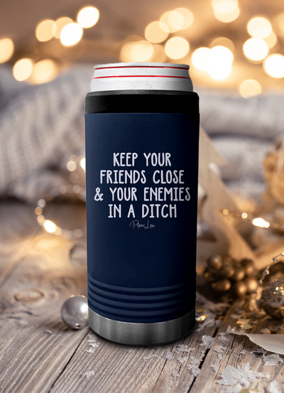 Keep Your Friends Close And Your Enemies In A Ditch Beverage Holder