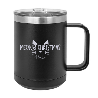 Meowy Christmas 15oz Coffee Mug Tumbler
