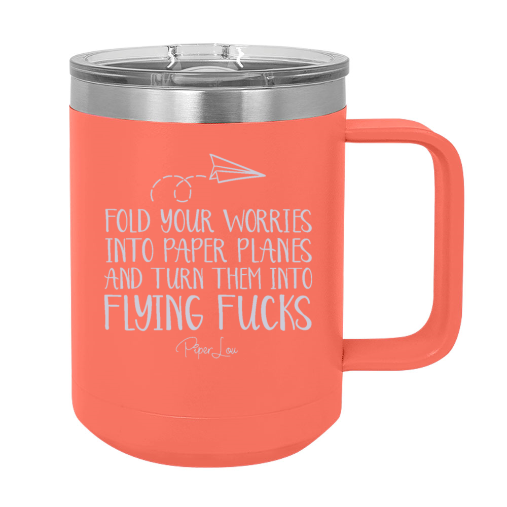 Flying Fucks 15oz Coffee Mug Tumbler