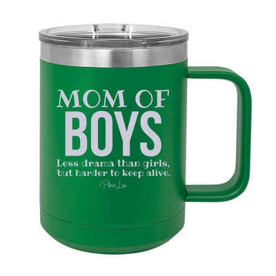 Mom of Boys Definition 15oz Coffee Mug Tumbler