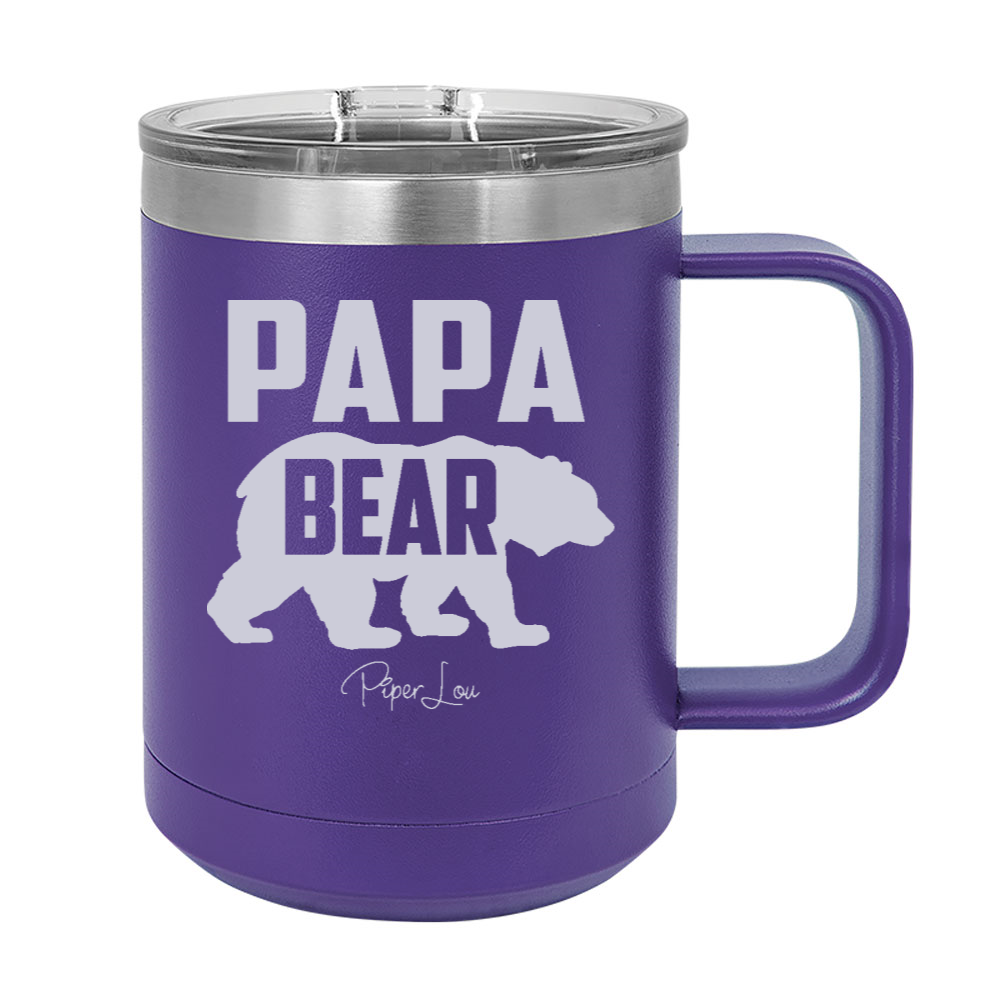 Papa Bear 15oz Coffee Mug Tumbler