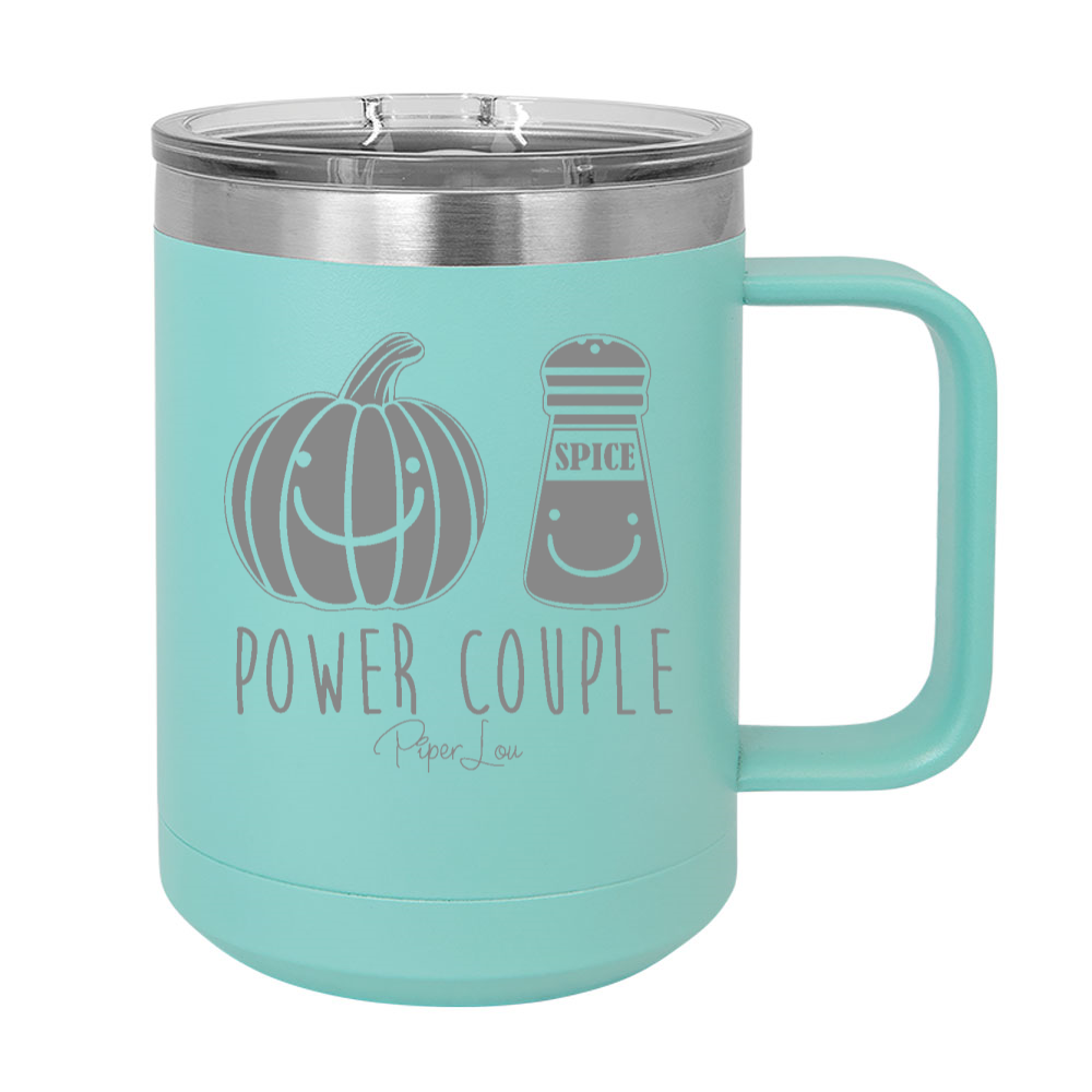 Pumpkin Spice Power Couple 15oz Coffee Mug Tumbler