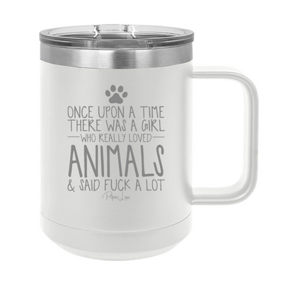 There Was A Girl Who Loved Animals 15oz Coffee Mug Tumbler