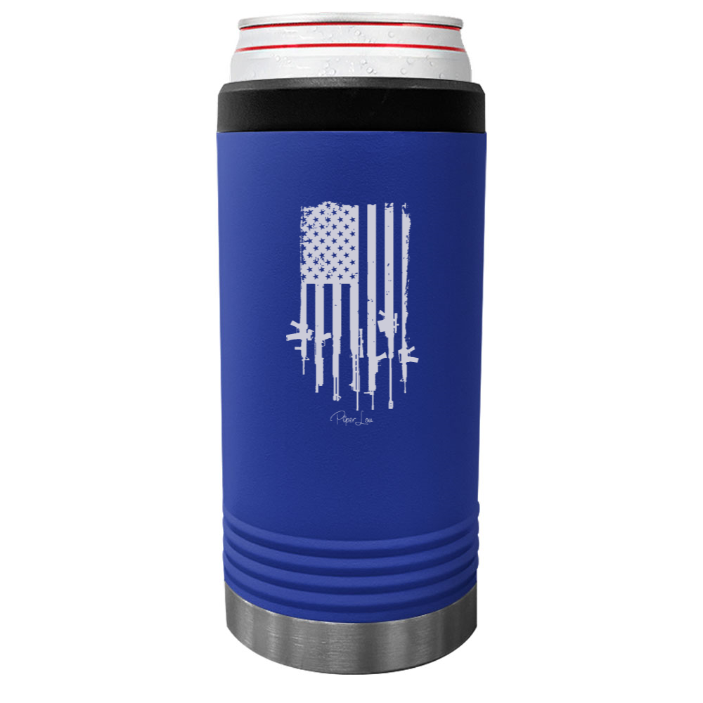 USA Gun Flag Beverage Holder