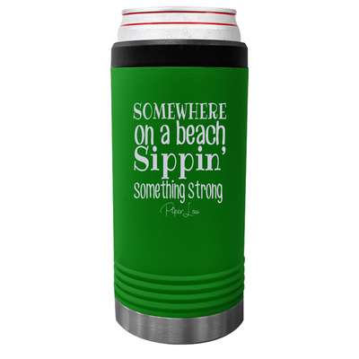 Somewhere On A Beach Beverage Holder