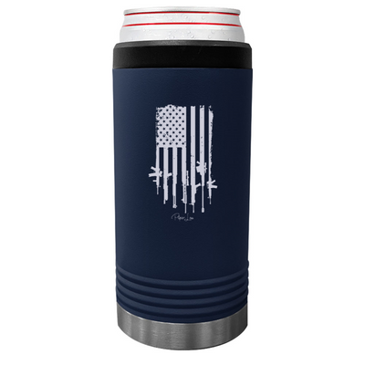 USA Gun Flag Beverage Holder
