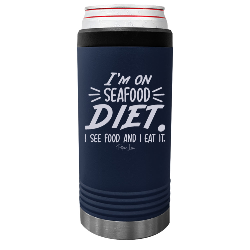 I'm On A Seafood Diet Beverage Holder