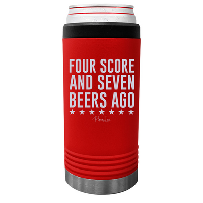 Four Score And Seven Beers Ago Beverage Holder
