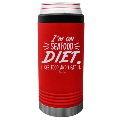 I'm On A Seafood Diet Beverage Holder