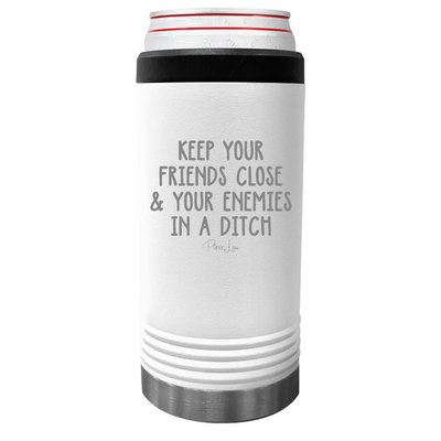 Keep Your Friends Close And Your Enemies In A Ditch Beverage Holder
