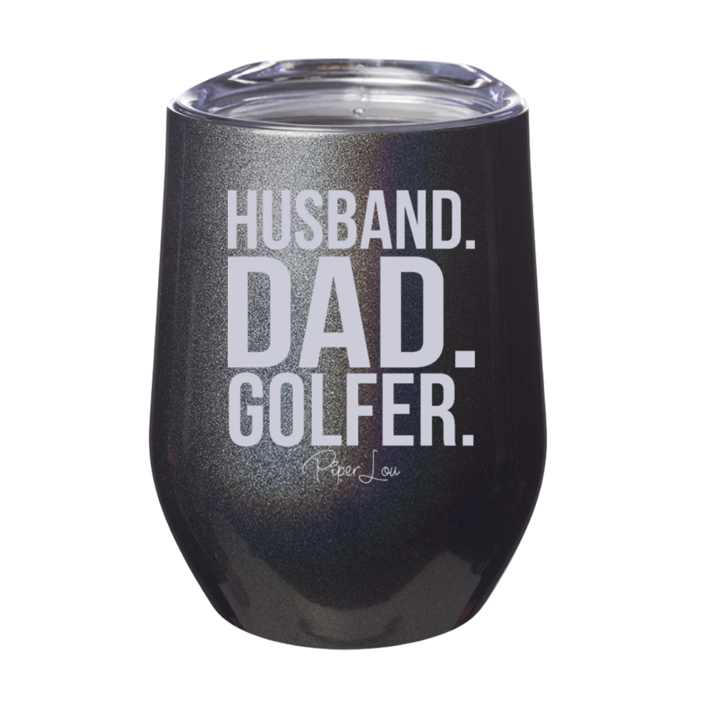 Husband Dad Golfer Laser Etched Tumbler
