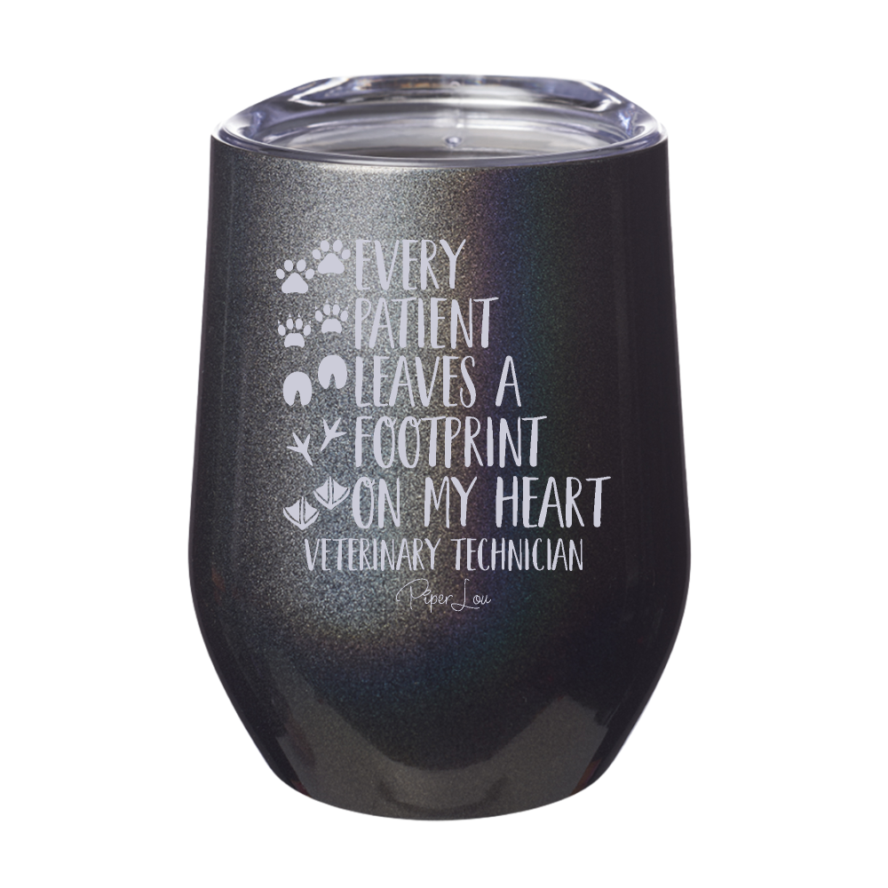 Every Patient Leaves A Footprint On My Heart Laser Etched Tumbler