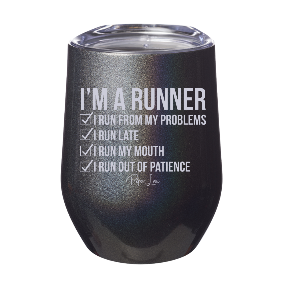 I'm A Runner 12oz Stemless Wine Cup