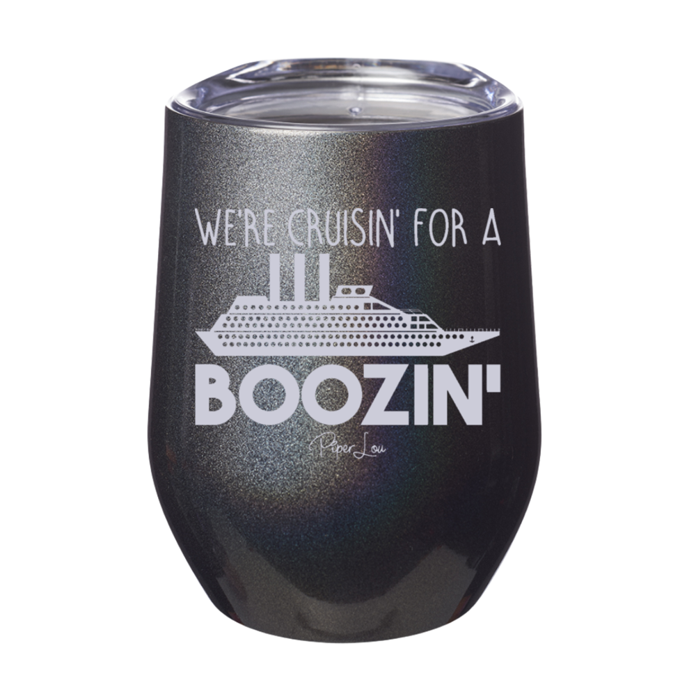 We're Cruisin' For A Boozin' 12oz Stemless Wine Cup