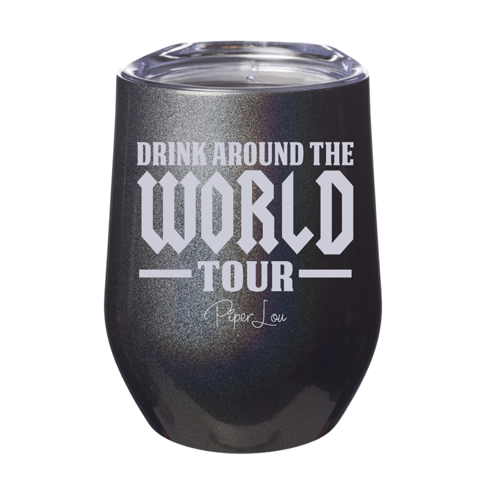 Drink Around The World Tour 12oz Stemless Wine Cup
