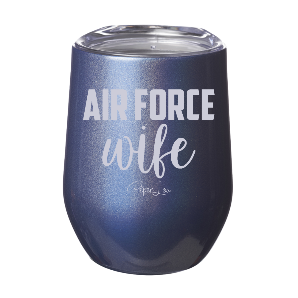 Air Force Wife 12oz Stemless Wine Cup