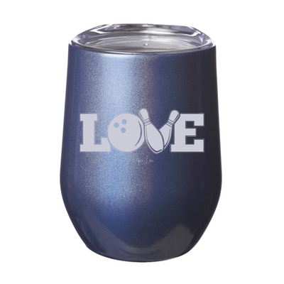 Bowling Love 12oz Stemless Wine Cup