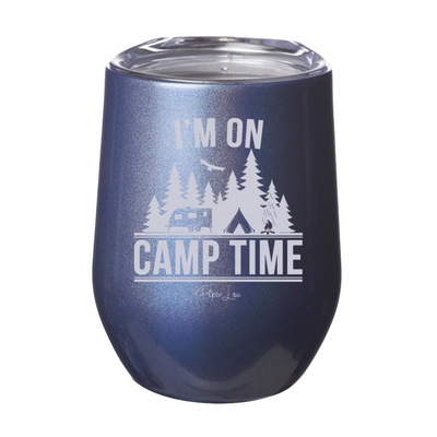I'm On Camp Time 12oz Stemless Wine Cup