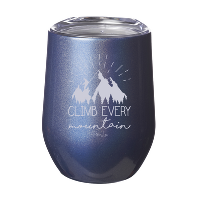 Climb Every Mountain 12oz Stemless Wine Cup