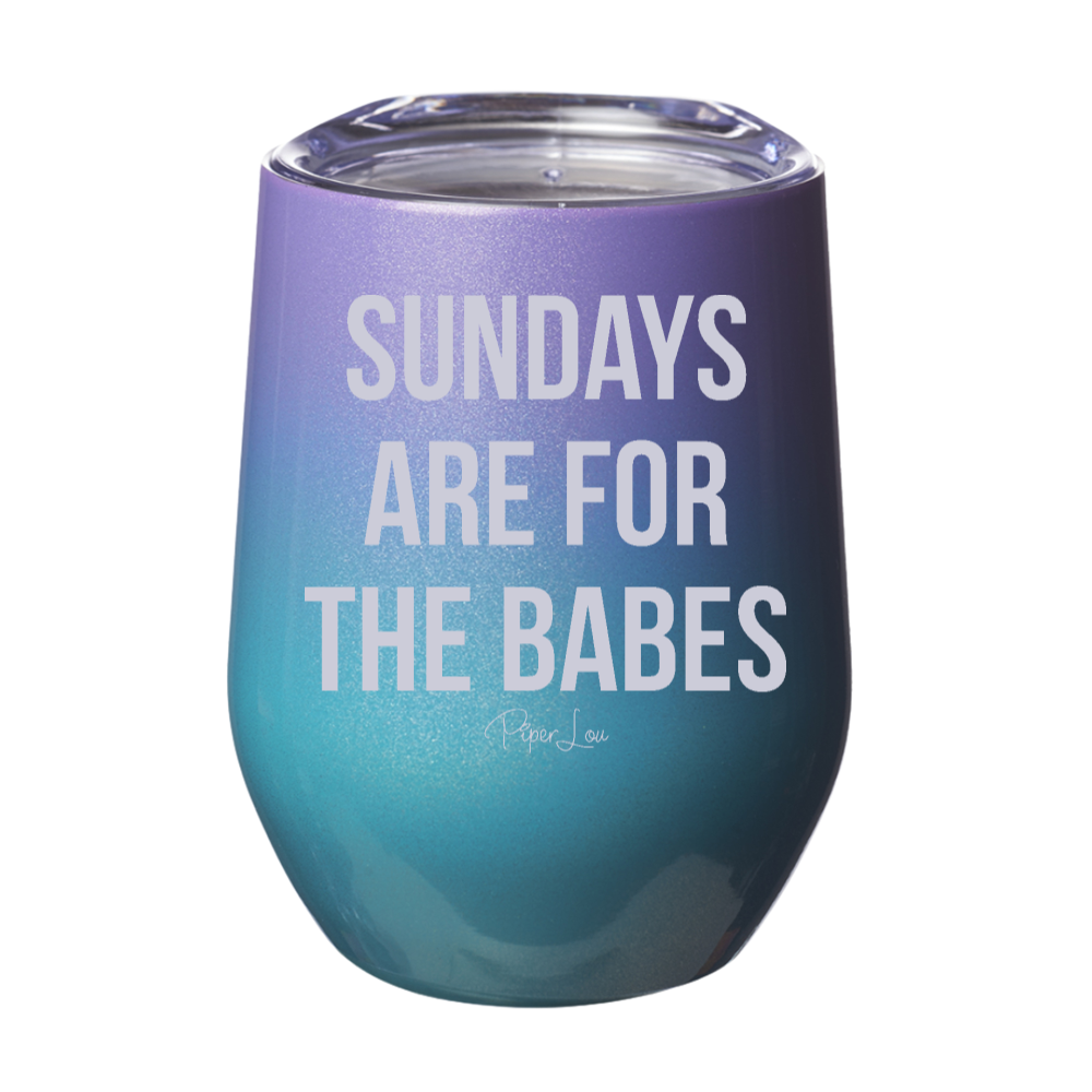 Sundays Are For The Babes 12oz Stemless Wine Cup
