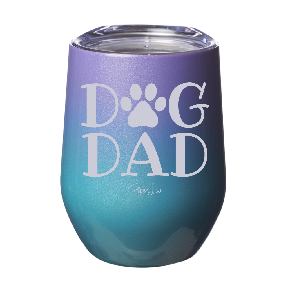 Dog Dad 12oz Stemless Wine Cup