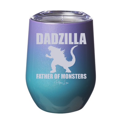 Dadzilla Father Of Monsters 12oz Stemless Wine Cup